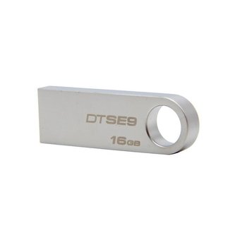  USB-флешка Kingston DataTraveler SE9 16GB USB 2.0, Металл (DTSE9H/16GB) 