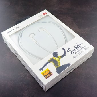  Наушники bluetooth Borofone CBE1 Prime wireless sports, white 