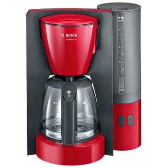  Кофеварка капельная Bosch TKA6A044 серый/красный 