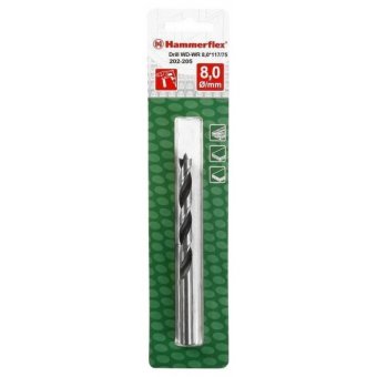  Сверло Hammer Flex 202-205 DR WD WR 8,0мм117/75мм дерево, цилиндрическое 