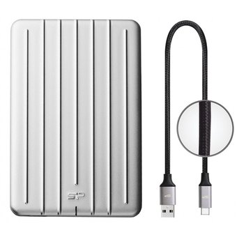  Внешний HDD 2TB Silicon Power Armor A75 (SP020TBPHDA75S3S), 2.5", USB 3.1, Алюминий 