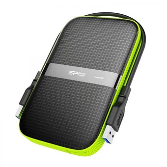 Внешний HDD 4TB Silicon Power Armor A60 (SP040TBPHDA60S3K), 2.5", USB 3.1, Черный 