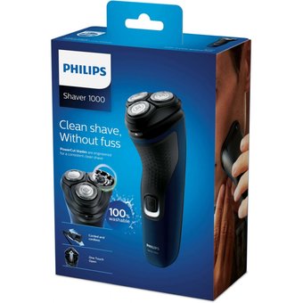  Бритва роторная Philips S1131/41 черный 