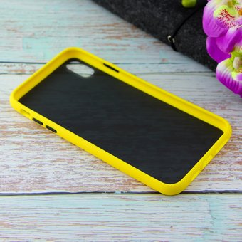  Чехол-накладка Keepmone для iPhone XS Max жёлтый 
