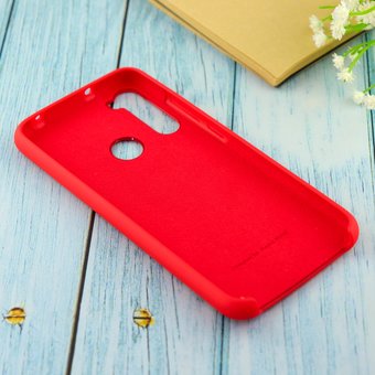  Чехол Silicone case для Xiaomi Redmi Note 8 красный(14) 