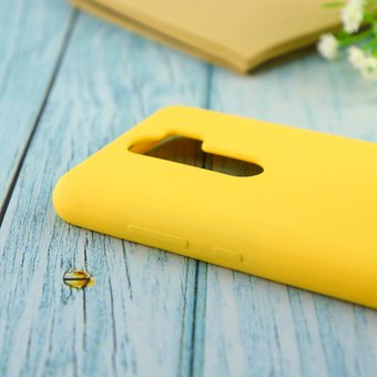  Чехол Silicone case для Xiaomi Redmi Note 8 Pro жёлтый(4) 