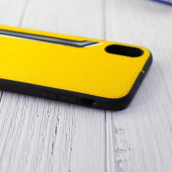  Чехол Shengo для iPhone X/XS жёлтый 