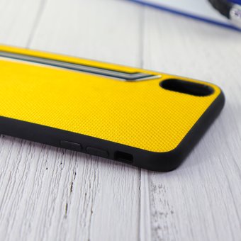 Чехол Shengo для iPhone XS Max жёлтый 