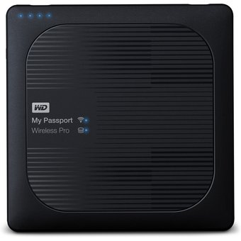  Внешний HDD 2TB Western Digital WDBP2P0020BBK-RESN My Passport Wireless 2.5", USB 3.0, Wi-Fi, Черный 
