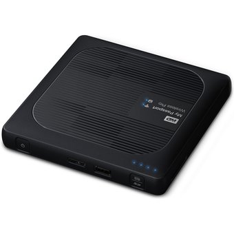  Внешний HDD 2TB Western Digital WDBP2P0020BBK-RESN My Passport Wireless 2.5", USB 3.0, Wi-Fi, Черный 