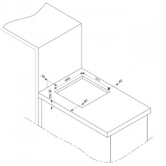  Варочная поверхность Hansa BHC331047 черный 