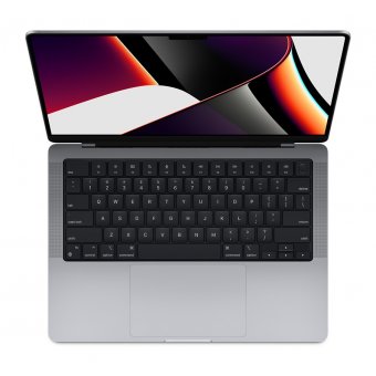  Ноутбук Apple MacBook Pro MKGQ3ZE/A 14-inch M1 Pro chip with 10-core CPU and 16-core GPU/16GB/1TB SSD - Space Gray/EN (англ клав) 