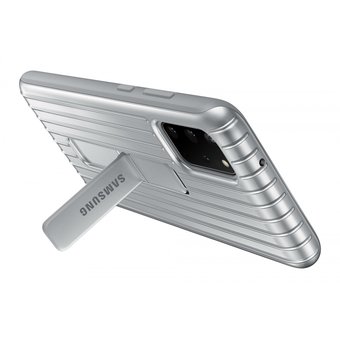  Чехол (клип-кейс) Samsung для Samsung Galaxy S20 Ultra Protective Standing Cover серебристый (EF-RG988CSEGRU) 