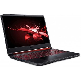  Ноутбук Acer Nitro 5 AN515-54-591D NH.Q5AER.01B i5 9300H/8Gb/SSD256Gb/nVidia GeForce GTX 1050 3Gb/15.6"/FHD (1920x1080)/Linux/black 
