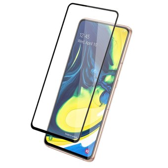  Защитное стекло для экрана Redline mObility черный для Samsung Galaxy A80 3D 1шт (УТ000019284) 