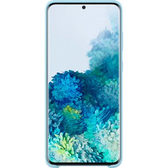  Чехол (клип-кейс) Samsung для Samsung Galaxy S20+ Silicone Cover голубой (EF-PG985TLEGRU) 