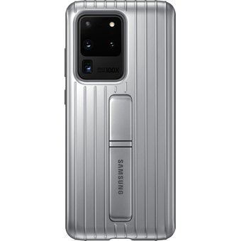  Чехол (клип-кейс) Samsung для Samsung Galaxy S20 Ultra Protective Standing Cover серебристый (EF-RG988CSEGRU) 