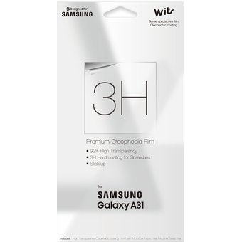  Защитная пленка для экрана Samsung Wits для Samsung Galaxy A31 прозрачная 1шт (GP-TFA315WSATR) 