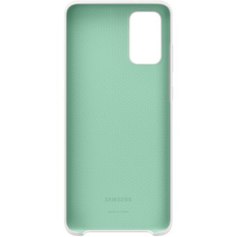  Чехол (клип-кейс) Samsung для Samsung Galaxy S20+ Silicone Cover белый (EF-PG985TWEGRU) 
