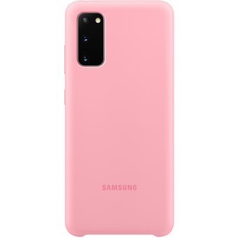  Чехол (клип-кейс) Samsung для Samsung Galaxy S20 Silicone Cover розовый (EF-PG980TPEGRU) 