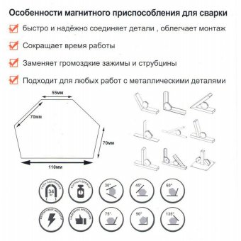  Магнит для сварки EDON ED-D100 