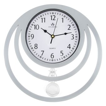  Часы настенные Atlantis GD-8809B silver 