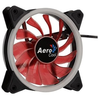  Вентилятор Aerocool Rev Red (120мм, 15.1dB, 1200rpm, 3 pin+ Molex, подсветка) RTL 