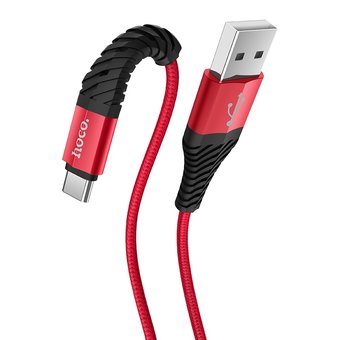  Дата-кабель HOCO X38 Cool Type-C 1м (красный) 