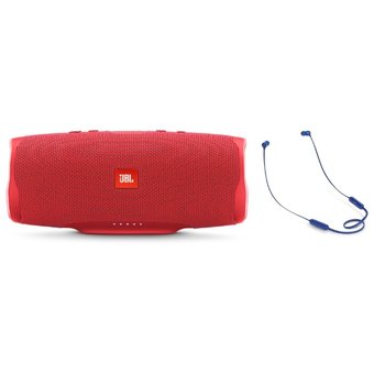  Портативная акустическая система JBL Charge 4, красный +T110BTBLU 