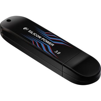  USB-флешка Silicon Power SP128GBUF3B10V1B 128Gb Blaze B10, USB 3.0, Синий 