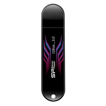  USB-флешка Silicon Power SP128GBUF3B10V1B 128Gb Blaze B10, USB 3.0, Синий 