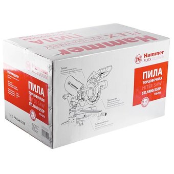  Пила торцовочная Hammer Flex STL1800/255P 