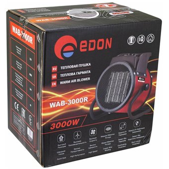 Тепловая пушка EDON WAB-3000R 