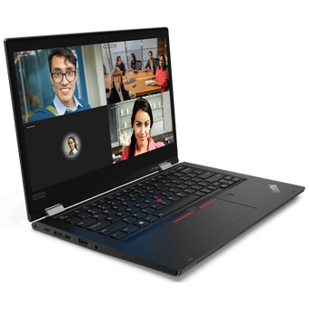  Ноутбук Lenovo ThinkPad L13 Yoga 20R5000ERT i7 10510U/8Gb/SSD256Gb/Intel UHD Graphics 620/13.3"/IPS/Touch/FHD 1920x1080/Win10 Pro 64/black 