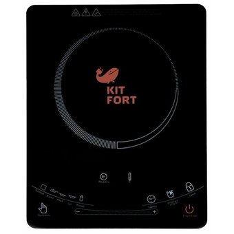  Плита Kitfort КТ-106 черный стеклокерамика 