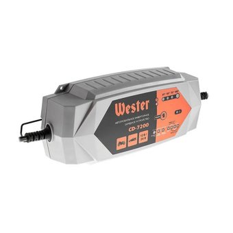  Зарядное устройство WESTER CD-7200 для АКБ 12В/24В, макс 7А, АКБ до 230Ач 