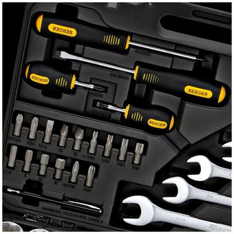  Набор инструментов BERGER BG095-1214 95 предметов 1/2" -1/4" 