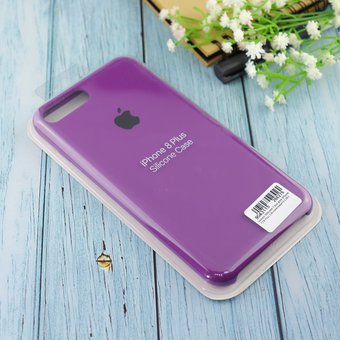  Чехол Silicone Case для iPhone 7/8 Plus (Фиолетовый) (36) 