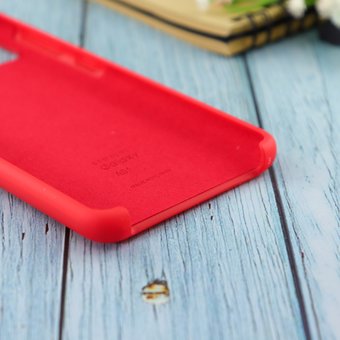  Чехол Silicone case для Samsung A51 2020 красный (14) 