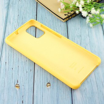  Чехол Silicone case для Samsung A71 2020 желтый (4) 