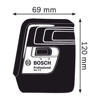 Лазерный нивелир Bosch GLL 3 X Professional (0601063CJ0) 
