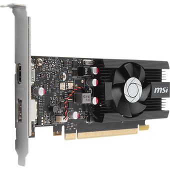  Видеокарта MSI PCI-E GeForce GT 1030 2G LP OC nVidia GeForce GT 1030 2048Mb 64bit GDDR5 1265/6008/HDMIx1/DPx1/HDCP Ret low profile 