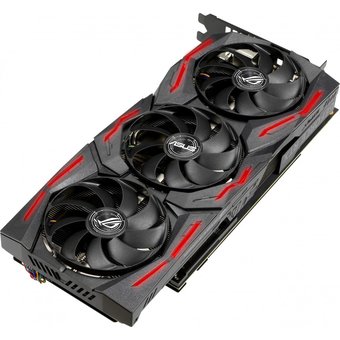  Видеокарта Asus ROG-STRIX-RTX2060S-O8G-EVO-GAMING GeForce RTX2060 Super EVO Gaming OC Aura Sync 8GB 256bit GDDR 