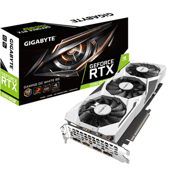  Видеокарта nVidia GeForce RTX2080 Super Gigabyte PCI-E 8192Mb (GV-N208SGAMINGOC WHITE-8GD) 