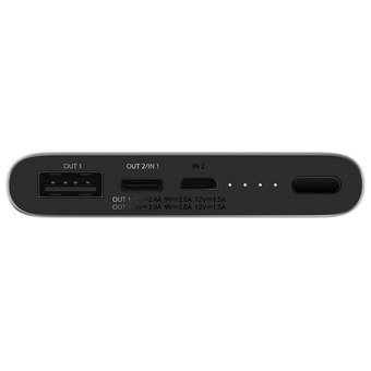  УЦ Аккумулятор внешний резервный XIAOMI 3 10000mAh (PLM12ZM) (серебро) (ПУ) 