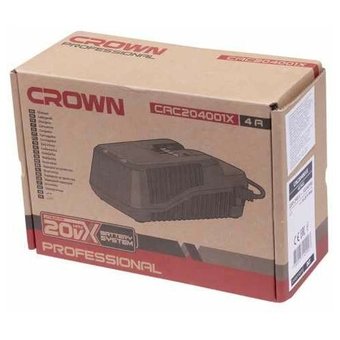  Зарядное устройство CROWN CAС204001X (20V) 