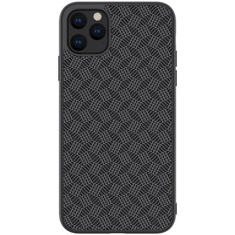  УЦ Чехол Nillkin Synthetic Fiber(Plaid) для iPhone 11 Pro Max (чёрный) (ПУ) 