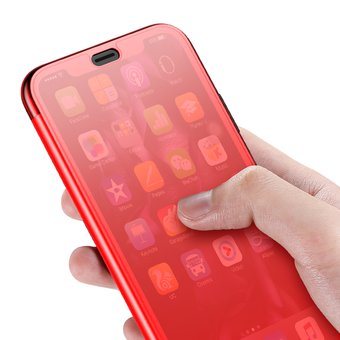  УЦЧехол Baseus Touchable для iPhone XS Max 6.5inch красный (ПУ) 