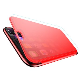  УЦЧехол Baseus Touchable для iPhone XS Max 6.5inch красный (ПУ) 
