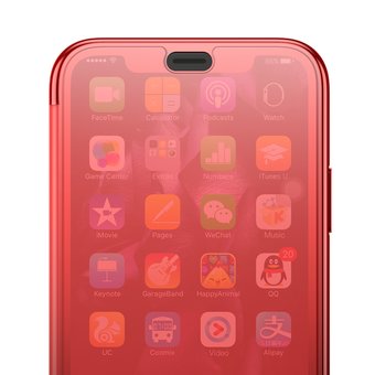  УЦЧехол Baseus Touchable для iPhone XS Max 6.5inch красный (ПУ) 